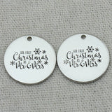 First Christmas Mr & Mrs Pendant Necklace, Engraved Charm, Gift Girlfriend