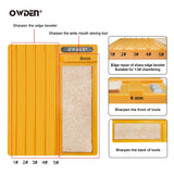 Leather Edge Beveler Repair Tool with Sandpaper Sharpener