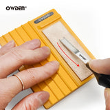 Leather Edge Beveler Repair Tool with Sandpaper Sharpener