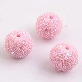 12mm-20mm Acrylic Sequin Rhinestone Beads Kids Jewelry Beads