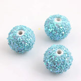 12mm-20mm Acrylic Sequin Rhinestone Beads Kids Jewelry Beads