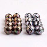 20mm Colorful Acrylic Rainbow Beads for Girls 100pcs