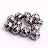 20mm Colorful Acrylic Rainbow Beads for Girls 100pcs