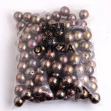 20mm Colorful Acrylic Rainbow Beads for Girls 100pcs