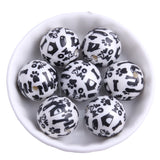 20mm 100pcs Pearl Print Beads for Jewelry Making Chunky Halloween Necklace
