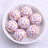 Acrylic Orange/Purple Tablet Beads for Chunky Necklace Making