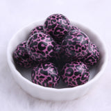 20mm 100pcs Leopard Beads for Jewelry Making Chunky Necklace