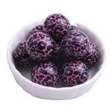 20mm 100pcs Leopard Beads for Jewelry Making Chunky Necklace