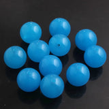 20mm 100pcs Colorful Glow Luminous Acrylic Beads for Jewelry