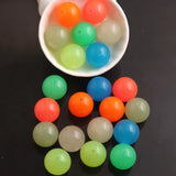 20mm 100pcs Colorful Glow Luminous Acrylic Beads for Jewelry
