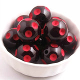 20mm 100pcs Rainbow Chunky Polka Dot Beads Jewelry Making