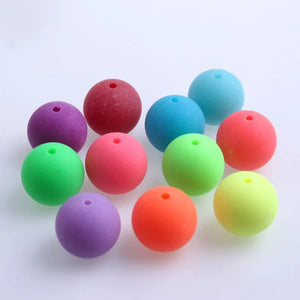 Neon Frost Acrylic Bead Set for Chunky Necklace Making