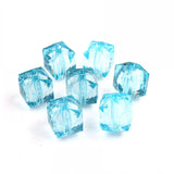20mm Clear Acrylic Square Ice Cube Beads 100pcs