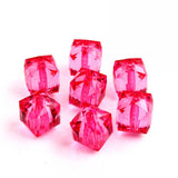 20mm Clear Acrylic Square Ice Cube Beads 100pcs