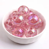 Shinny Glitter Beads for Chunky Jewelry Necklace 10mm 12mm 16mm 20mm