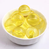 Clear Transparent Round Beads for Jewelry Making 12mm 20mm
