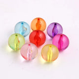 Clear Transparent Round Beads for Jewelry Making 12mm 20mm