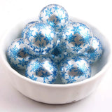 Snowflake Beads for Girls Necklace Jewelry - Set of 100