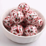 Acrylic Pearl Print Candy Cane Beads for Girls Necklace Jewelry