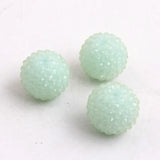 Clear Jelly Rhinestone Ball Bubble Beads for Kids Jewelry Making