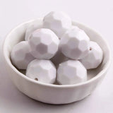Colorful 20mm 100pcs Acrylic Beads For Kid's Jewelry Making