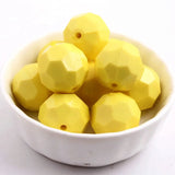 Colorful 20mm 100pcs Acrylic Beads For Kid's Jewelry Making