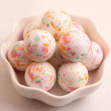 Colorful 20mm Acrylic Splash Beads 100pcs