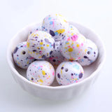 Colorful 20mm Acrylic Splash Beads 100pcs