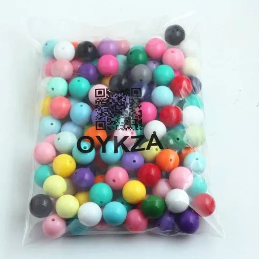 Chunky Acrylic Bubble Beads for Kid's Jewelry Making