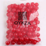 Colorful Chunky Acrylic Jelly Beads for Kids Jewelry Making