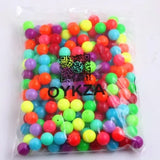 Neon Bubble Beads for Baby Girls Necklace Making 6-20mm