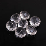 Chunky Clear Transparent Rondelles Beads for Jewelry Making