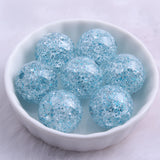 Acrylic Crackle Glitter Beads 20mm 100pcs