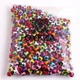 Acrylic Football Beads for Necklace Making 12mm 16mm 20mm