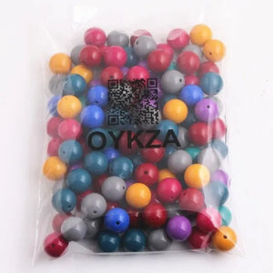 100pcs 20mm Chunky Acrylic Beads for Necklace Making!
