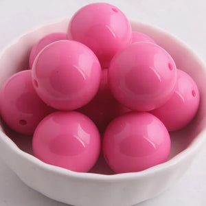 100pcs 20mm Chunky Acrylic Beads for Necklace Making!