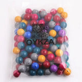 100pcs 20mm Chunky Acrylic Beads for Necklace Making!
