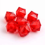 Chunky Acrylic Beads Ice Cube Beads Necklace DIY 10mm 12mm 16mm 20mm