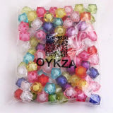 Chunky Acrylic Beads Ice Cube Beads Necklace DIY 10mm 12mm 16mm 20mm