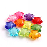 Acrylic Star Beads for Necklace Making 12mm 16mm 20mm