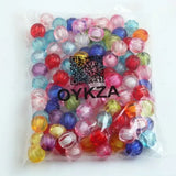 Chunky Acrylic Watermelon Beads for Necklace DIY - Sizes 10mm, 12mm, 16mm, 20mm