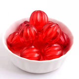 Chunky Acrylic Watermelon Beads for Necklace DIY - Sizes 10mm, 12mm, 16mm, 20mm