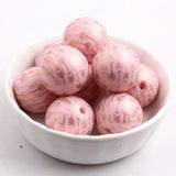 Acrylic Arrow Print Beads for Jewelry 20mm 100pcs