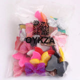 Resin Rhinestone Bows Beads for Kids Necklace Chunky Jewelry