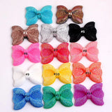 Resin Rhinestone Bows Beads for Kids Necklace Chunky Jewelry