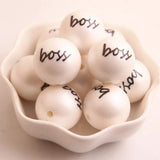 Acrylic Matte Pearl Beads 100pcs for Kids Chunky Necklace