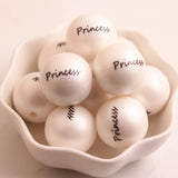 Acrylic Matte Pearl Beads 100pcs for Kids Chunky Necklace