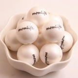 Acrylic Matte Pearl Beads 100pcs for Kids Chunky Necklace