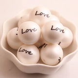Acrylic Matte Pearl Beads 100pcs for Kids Chunky Necklace