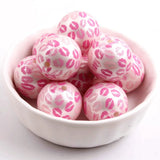 100pcs Acrylic Pearl Lips Beads for Girls Necklace Jewelry